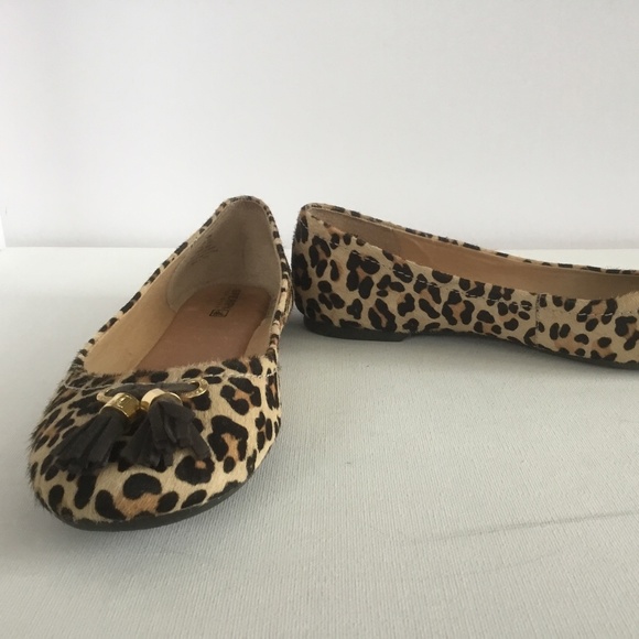 Sperry Top-sider leopard print flats with tassels 10 - Picture 1 of 8